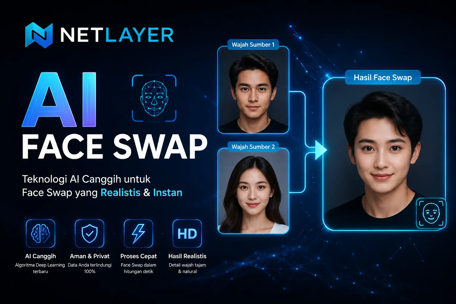 Face Swap AI - NETLAYER